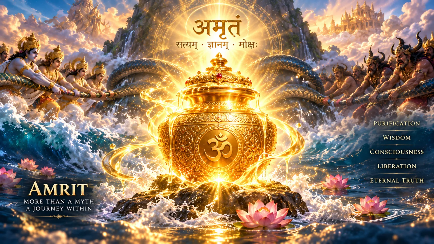 The Churning Of The Ocean: Amrit Manthan