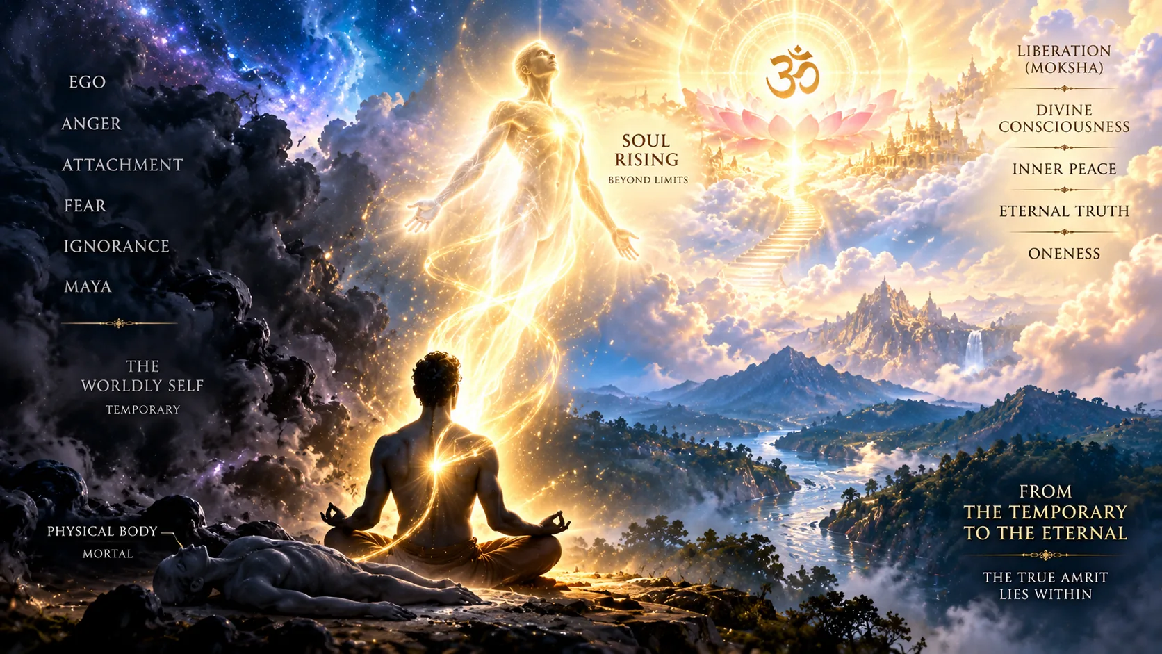 The Soul's Journey: From Physicality to Eternal Light
